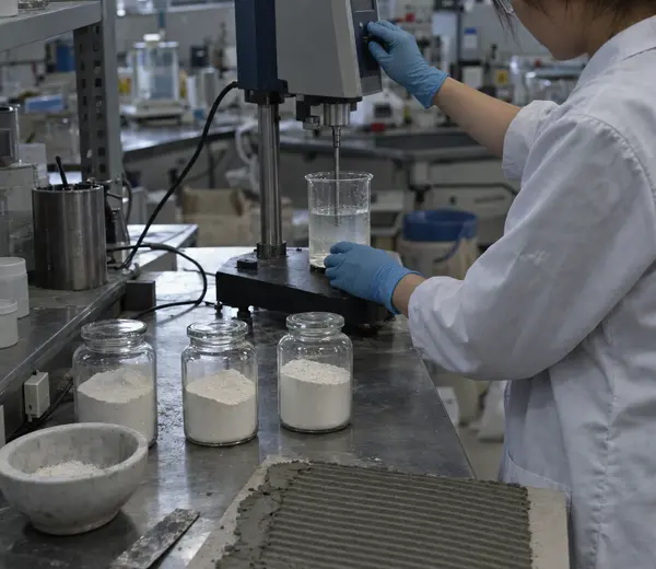 Laboratory testing of HPMC, HEMC and RDP chemical materials